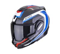 Scorpion EXO-TECH EVO Casco Moto Carbono Cosy Negro/Azul/Rojo Talla L (59)