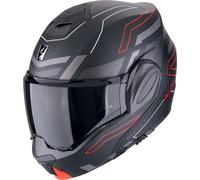 SCORPION EXO-TECH EVO CONQUER negro rojo mate+PINLOCK E22.06 NEW - Color: NEGRO, Talla: Talla XS