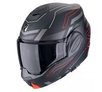 SCORPION EXO-TECH EVO CONQUER negro rojo mate+PINLOCK E22.06 NEW - Color: NEGRO, Talla: Talla M