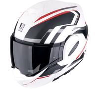 Scorpion EXO-Tech Evo Furio, casco modular M male Mate Blanco/Negro/Rojo