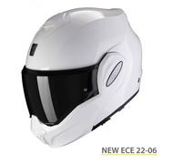 Scorpion EXO-Tech Evo Solid, casco modular XL male Blanco
