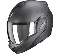 Scorpion Exo-Tech Evo Solid Casco de carbono, negro, tamaño XL para Hombres