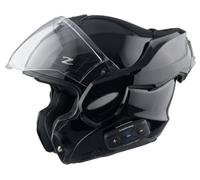 Scorpion Exo Tech NC Casco Pera Moto, Hombre, Negro Brillo, Talla S + INTERPHONE UCOM2 R Cellular Line