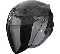 Scorpion EXO-Z1 Carbon Onyx Casco Abierto, tamaño XS para Hombres