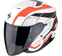 Scorpion EXO-Z1 Vue, casco abierto XS male Mate Blanco/Rojo/Negro