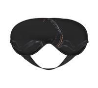 Scorpion - Máscara de ojos reversible de doble cara, ajustable, suave, para dormir o dormir
