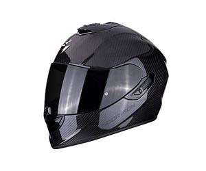 Scorpion NC Casco per Moto, Hombre, Negro, S