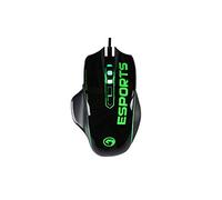 Scorpion - Ratón Gaming, Modelo MA-G938 GN, Voltaje de 5V, Con 7 Botones Programables, Con Puerto USB, 6 Colores de Luz de LED, Cable Trenzado, Tamaño 130 mm x 85 mm x 42 mm, Color Negro