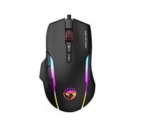 Scorpion - Ratón Gaming, Modelo MA-G945, Se Adapta a la Palma de la Mano, Con 9 Botones Programables, Luz de LED RGB, Botones de Alto Rendimiento, Tamaño 127 mm x 76 mm x 40 mm, Color Negro