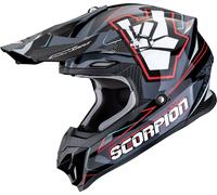 Scorpion VX-16 Evo Air Rok Bagoros, casco de motocross XXL female Negro/Gris/Rojo/Blanco
