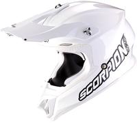 Scorpion VX-16 Evo Air Solid, casco de cruz XXL male Blanco