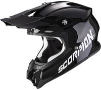 Scorpion VX-16 Evo Air Solid Casco de motocross, negro, tamaño L