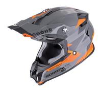 Scorpion VX-16 Evo Air Rod, casco de motocross XXL male Gris/Gris Oscuro/Naranja