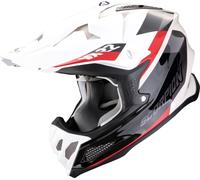 Scorpion VX-22 Air Mips Beta, casco cruzado M male Negro/Beige/Blanco