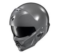 ScorpionEXO Covert 2 Casco de motocicleta de modo completo 3/4 con cara abierta, bolsillos para altavoces con Bluetooth, cubierta bucal intercamb