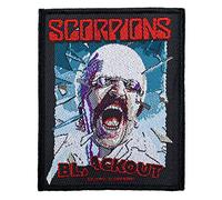 Scorpions Parche Blackout tejido y licenciado.