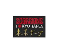 Scorpions Tokyo Tapes Hard Rock Heavy Me parche patch bordado con logotipo para planchar de hierro en apliques