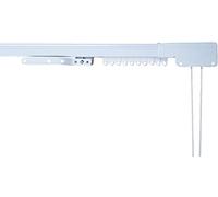 Scorri - Cortina de cuerda con barra para cortina de pared o techo de aluminio extensible - Riel profesional (120 cm x 220 cm)