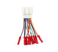 Scosche FD16BCB compatible con Ford Power/Speaker Connector/arnés de cables para instalación estéreo de posventa con cables codificados por colores y conectores de cable preinstalados
