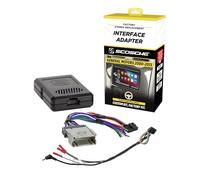 Scosche GM2000SWF Adaptador de interfaz de repuesto estéreo de fábrica, compatible con vehículos GM seleccionados 2000-2013, arnés de cableado de radio de coche, control de retención del volante y
