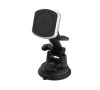 SCOSCHE MP2WDHD MagicMount™ Pro2 - Soporte magnético para teléfono celular, con ventosa extrafuerte, para parabrisas/salpicadero con estabilizador antivibración para iPhone, Android, tablet, coche,