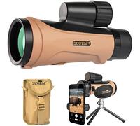 Scotar Telescopio monocular de 12 x 50 - FMC a Prueba de Niebla, telescopio de Mano Impermeable IP67 - Prisma de Fase BAK4 y Revestimiento dieléctrico - Juego de Accesorios de Aventura: Bolsa,