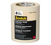 Scotch 2020-36ECP Cinta Adhesiva de Grado Contratista, Canela, 1.41" Width