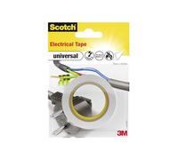 Scotch 4401WHT - Cinta eléctrica aislante (10 m x 15 mm), color blanco