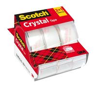 Scotch 6-1975C - Paquete de 3 Cintas Crystal, 19 mm x 7.5 m