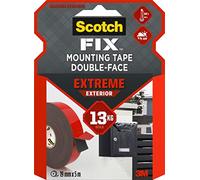 Scotch 70006902764 Cinta de Montaje Extreme de 5 m x 19 mm, Set de 6 Piezas