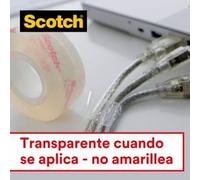 Scotch 6-1975C - Paquete de 3 Cintas Crystal, 19 mm x 7.5 m