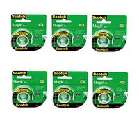 Scotch 810 - Dispensador de cinta mágica (0,50 x 450 pulgadas), transparente mate