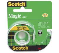 Scotch 810 Magic Tape in Dispenser, 0.50 x 450 pulgadas, transparente mate