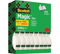 Scotch Box Lock Cinta de Embalar - 3 Rollos de 48 mm x 50 m - Cinta Adhesiva de Calidad para Cerrar Cajas, Cartones y Paquetes