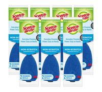 Scotch-Brite - 14 recambios de Esponja, Elimina los restos de Comida pegados, Ideal para ollas y sartenes antiadherentes, Cristales, bañeras y duchas, no Raya, Compatible con Dishwand de Scotch Brite