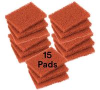 Scotch-Brite 746 Quick Clean - Almohadilla para plancha (resistente, 5-1/4" de largo x 4" de ancho x 0.8" de grosor, 15 unidades)