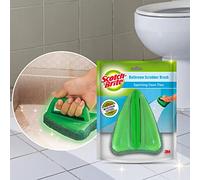 Scotch-Brite Bathroom Brush with Abrasive Fibre Web (Green)