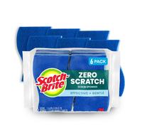 Scotch-Brite-Brite Zero Scrub Sponge 6 Cocina esponjas de cocina para limpiar el bao en el hogar y ms plato sin rasguos Scrubber Safe Safe Best pa
