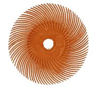 Scotch-Brite Cepillo de cerdas radiales de precisión, PN-RB, 80+, 2 x 3/8 pulgadas, tipo C, 40/cartón