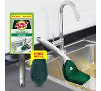 Scotch-Brite Cepillo plástico para fregadero de cocina (plata) (Scotch-Brite cepillo para fregadero de cocina, paquete de 1)