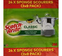 Scotch-Brite Classic - Estropajo de esponja (3 x 8 unidades)