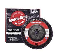 Scotch-Brite Clean and Strip XT Pro Disc - Disco de pelado de óxido y pintura - 4.5 pulgadas de diámetro x rosca de cambio rápido 5/8-11 - Carburo de silicio extra grueso - Paquete de 1