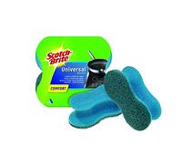 Scotch-Brite Comfort Duplo - Salvauñas Fibra Azul - [Pack de 8]