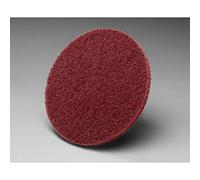Scotch-Brite de alta resistencia rollo, óxido de aluminio, longitud de 30 'x 4' ancho, muy fina grano (Pack de 1), 2" Diameter, granate, 200