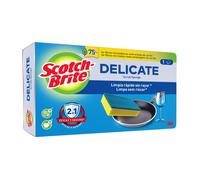 Scotch-brite delicate estropajo de cocina - no raya - color amarillo