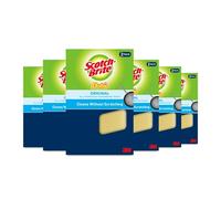 Scotch-Brite Dobie Pads, Esponja Dobie para Limpieza Multiusos de Cocina, baño y hogar, Almohadillas de Limpieza Dobie antiarañazos seguras para Utensilios de Cocina antiadherentes, 12 Almohadillas