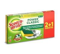 Scotch-Brite Esponja Fibra Verde, 3 Unidades