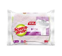 Scotch-Brite Esponja XXL para Fregar el Baño, 1 unidad por paquete - Suave y Duradera, para Superficies Delicadas como Vidrio, Cromados y Cerámica
