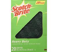 Scotch Brite - Estropajo resistente 79529, 20 Count [6.0 IN X 9 IN], 1