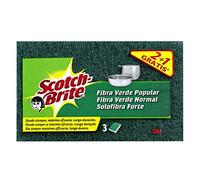 Scotch-Brite - Fibra Verde Popular - 3 unidades - [Pack de 16]